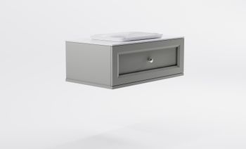 Товар: Тумба Классик 90 с 1ящ NCS S 3502-Y мат. с раковиной Ретро бел гл. и столешницей Solid бел гл. 4631177714122 - фото 3 Тумба Классик 90 с 1ящ NCS S 3502-Y мат. с раковиной Ретро бел гл. и столешницей Solid бел гл. 4631177714122 — фото 3, Тумбы с раковиной