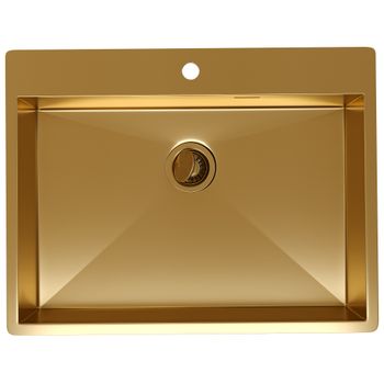 Кухонная мойка Reflexion Iseo RX2265BL оружейная сталь — фото 316, Кухонные мойки