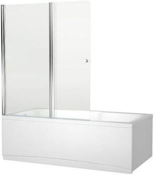 Шторка на ванну Aquanet Alfa 4 NF6222-pivot , прозрачное стекло — фото 2, Шторы для ванной