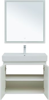 Товар: Мебель для ванной Aquanet Nova Lite 75 белый глянец (2 дверцы) 00302535 - фото 11 Мебель для ванной Aquanet Nova Lite 75 белый глянец (2 дверцы) 00302535 — фото 11, Комплекты мебели для ванной