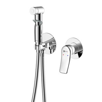 ORTUS Смеситель LM11319C с гигиеническим душем, встраиваемый, LM, LM11319C — фото 1, Гигиенические души