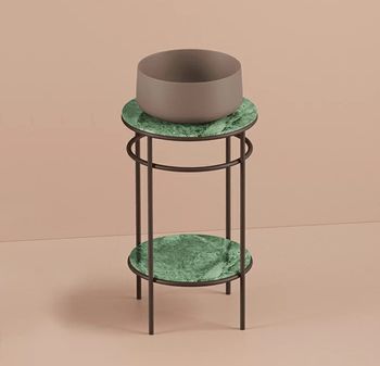 Мебельная полка Artceram Vogue для металлической консоли цвет issogne green TFA012 93 — фото 1, Полки