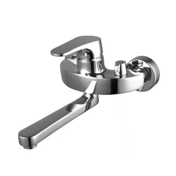 Товар: Shift Смеситель для ванны, плоск.пов.излив 264мм боковой дивертор, р/ОД, хром, LM, LM4314C - фото 2 Shift Смеситель для ванны, плоск.пов.излив 264мм боковой дивертор, р/ОД, хром, LM, LM4314C — фото 2, Смеситель для ванны