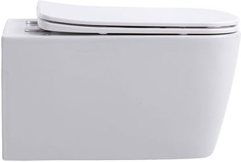 Унитаз подвесной Aquanet Rimless Tavr 2.0 W LX-1907 — фото 3, Подвесные унитазы