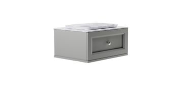 Тумба Классик 80 с 1ящ NCS S 3502-Y мат. с раковиной Ретро бел гл. и столешницей Solid бел гл. 4631177714061 — фото 4, Тумбы с раковиной