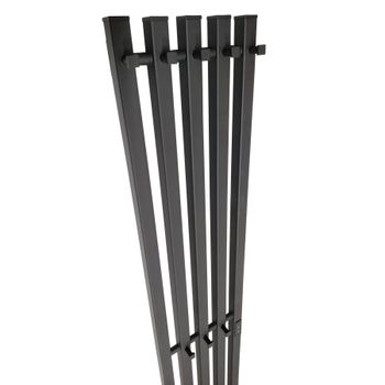 Товар: Полотенцесушитель электрический INARO ПРОФИЛЬНЫЙ 1500х240 правый, скр.монтаж, СНШ, черный матовый(RAL 9005), (Ferrum, 8 крючков), Маргроид Inaro-15024-1081-9005R - фото 2 Полотенцесушитель электрический INARO ПРОФИЛЬНЫЙ 1500х240 правый, скр.монтаж, СНШ, черный матовый(RAL 9005), (Ferrum, 8 крючков), Маргроид Inaro-15024-1081-9005R — фото 2, Электрические полотенцесушители