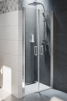 NOVIK Z111 90 дверь в нишу, хром RIHO G003004120 — фото 1, Душевые двери в нишу