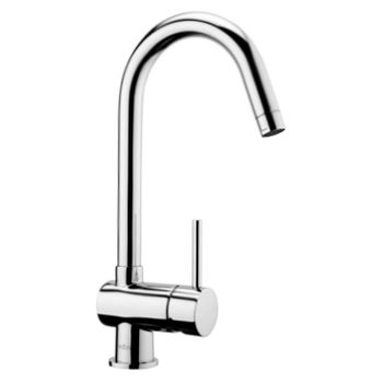 Смеситель для кухни Webert Indo Plus IP920302015, хром — фото 1, Смесители для кухни