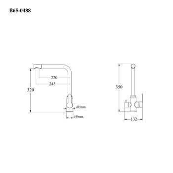 BOND Smart B65-0488 Смеситель для кухни под фильтр с краном для питьевой воды, черный матовый — фото 13, Смесители для кухни