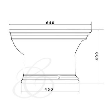 ARMONIA Биде 645*375*390mm 5814 — фото 1, Биде