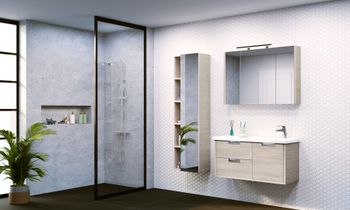 ETNA Тумба под раковину ETNA 100, дуб верона, ROCA 7857302445 — фото 3, Тумбы под раковину