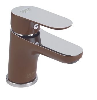 Смеситель для раковины Fiore KEVON CHIC 81MX8120, хром/коричневый — фото 1, Смесители для раковины