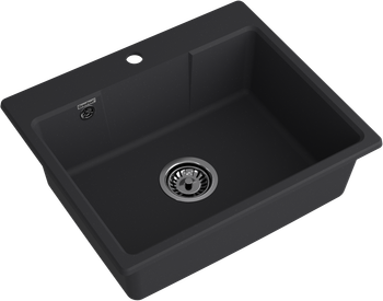 Товар: GRANFEST Мойка URBAN 658 1-чаша 580*490мм черный арт.GF-UR- 658 черный - фото 1 GRANFEST Мойка URBAN 658 1-чаша 580*490мм черный арт.GF-UR- 658 черный — фото 1, Кухонные мойки