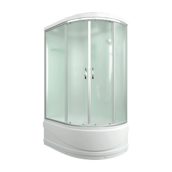 Душевая кабина ERLIT 35 серия ER3512TPL-C3-RUS матовое стекло — фото 1, Душевые кабины