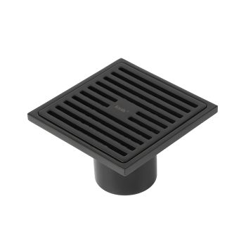 Трап душевой, вертикальный выпуск, сухой затвор, 10х10см, матовый черный, IDDIS, 980CV10BL3DDZ — фото 2, Трапы для душа