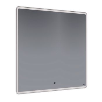 Зеркало Lemark ELEMENT 90х80 см с подсветкой, с подогревом LM90Z-E — фото 5, Зеркала в ванную комнату
