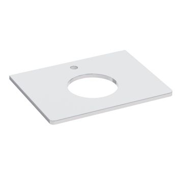 Столешница OLIVIA 65см под 1 раковину из стекла, цвет: Белый LM08OL65S — фото 2, Столешницы под раковину