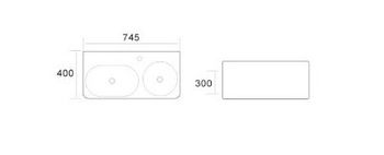 Умывальник CeramaLux A1006 — фото 1, Раковины