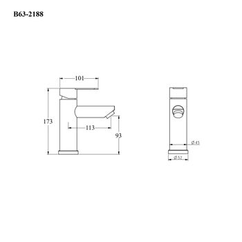 Товар: BOND Smart B63-2188 Смеситель однорычажный без донного клапана для раковины - фото 17 BOND Smart B63-2188 Смеситель однорычажный без донного клапана для раковины — фото 17, Смесители для раковины