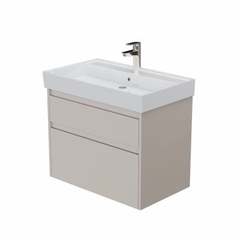 Тумба с раковиной Aquanet Nova Lite 2.0 75 2 ящ. цв. бежевый 00348192 — фото 2, Тумбы с раковиной