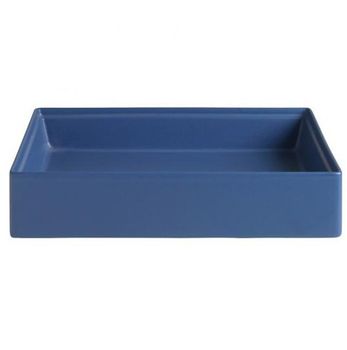 Раковина Artceram Scalino накладная без отверстий цвет Blue sapphire SCL002 16 00 — фото 3, Раковины накладные