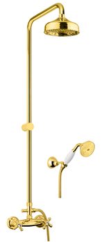 Душевая система Fiore MARGOT SKY (SWAROVSKI®) 01OO0620, золото — фото 1, Душевые системы