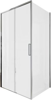 Товар: Душевой уголок Aquanet Pleasure Evo 100x80 AE65-100x80-CT профиль хром, прозрачное стекло - фото 2 Душевой уголок Aquanet Pleasure Evo 100x80 AE65-100x80-CT профиль хром, прозрачное стекло — фото 2, Душевые уголки