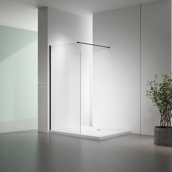 Товар: Душевая перегородка Veconi Korato KR-72B, 800x2000, черный, стекло прозрачное KR72B-80-01-C7 - фото 1 Душевая перегородка Veconi Korato KR-72B, 800x2000, черный, стекло прозрачное KR72B-80-01-C7 — фото 1, Душевые перегородки