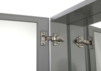 Шкаф зеркало для ванной Aquatek AQ7808-MC прямоугольное, 762*660*134 — фото 10, Зеркальные шкафы в ванную