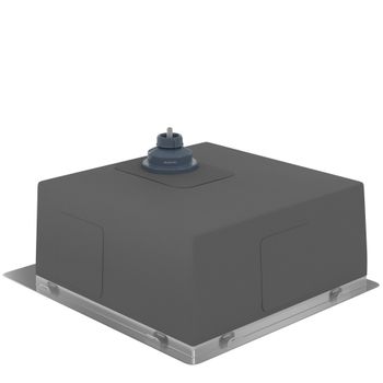 Кухонная мойка Reflexion Iseo RX2265BL оружейная сталь — фото 252, Кухонные мойки