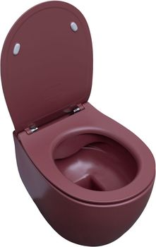 Чаша подвесного унитаза Allen Brau Fantasy 4.11004.BD бордо — фото 5, Подвесные унитазы