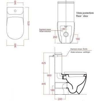 Бачок Artceram File 2.0 для моноблока цвет белый FLC001 01 00 — фото 1, Смывные бачки скрытого монтажа