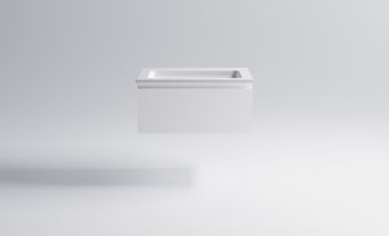 Товар: Нижний шкаф Альфа 70 с 1 ящиком белый матовый + Раковина "Альфа 70" 03060003+04010006 - фото 2 Нижний шкаф Альфа 70 с 1 ящиком белый матовый + Раковина "Альфа 70" 03060003+04010006 — фото 2, Тумбы с раковиной