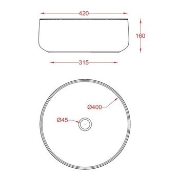Раковина Artceram Cognac Quadro накладная без отверстий цвет Cloud COL001 96 00 — фото 1, Раковины накладные