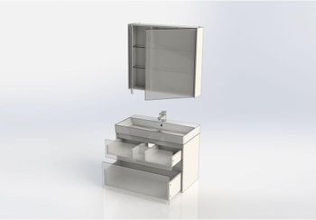 Товар: Мебель для ванной Aquanet Бруклин 85 белый 00207801 - фото 13 Мебель для ванной Aquanet Бруклин 85 белый 00207801 — фото 13, Комплекты мебели для ванной