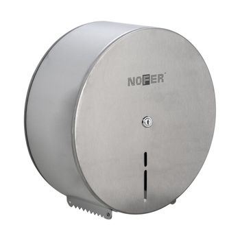 Диспенсер для туалетной бумаги круглый из нержавеющей стали матовый 05001.S — фото 1, Аксессуары и оборудование для общественных мест