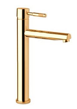 Смеситель для раковины Webert Rimini RI831402010, золото — фото 1, Смесители для раковины