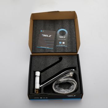 Смеситель для кухни с хирургической ручкой BELZ B70019, хром — фото 1, Смесители для кухни