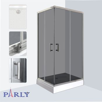 Уголок QZ71S N душевой PARLY низкий поддон — фото 7, Душевые уголки