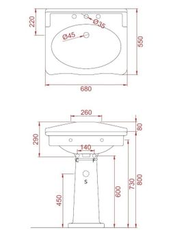 Пьедестал Artceram Hermitage цвет черный HEC002 03 00 — фото 1, Раковины