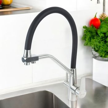 BOND Smart B64-0400 Смеситель для кухни с гибким изливом и подключением к фильтру — фото 17, Смесители для кухни