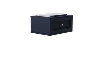 Тумба Классик 80 1ящ RAL7024 мат., раковина Ретро бел глянц, столешница Solid в цвете 4631177715525 — фото 4, Тумбы с раковиной