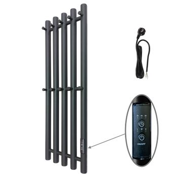 Товар: Полотенцесушитель электрический INARO 800х240 правый, скр.монтаж, СНШ, черный матовый(RAL 9005), (Ferrum, 10 крючков), Маргроид Inaro-8024-1049-9005R - фото 6 Полотенцесушитель электрический INARO 800х240 правый, скр.монтаж, СНШ, черный матовый(RAL 9005), (Ferrum, 10 крючков), Маргроид Inaro-8024-1049-9005R — фото 6, Электрические полотенцесушители