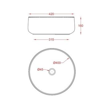 Раковина Artceram Cognac Quadro накладная без отверстий цвет Mint COL001 95 00 — фото 1, Раковины накладные