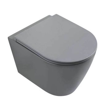 Унитаз подвесной Veconi Ando VAN-48TGR — фото 4, Подвесные унитазы