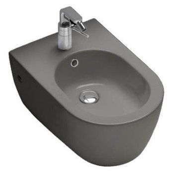 Биде HATRIA Fusion A0Y1D908 подвесное цвет антрацит — фото 1, Биде подвесные