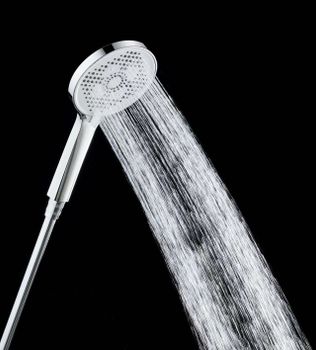 BOND B08-9100 Душевая система с тропическим душем и смесителем с изливом — фото 7, Душевые системы