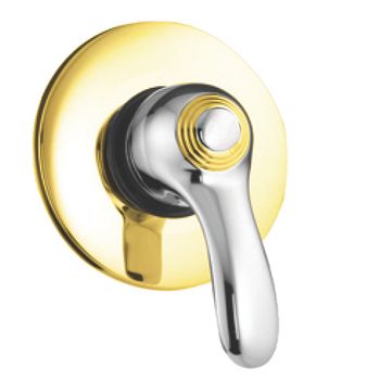 Смеситель для душа Fiore JAFAR 47CO5130, хром/золото — фото 1, Смеситель для душа