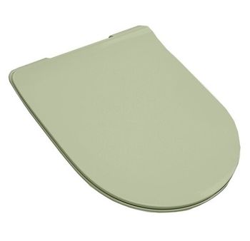 Сиденье с крышкой Artceram File 2.0 с плавным опусканием цвет Green salvia FLA014 44 — фото 1, Сиденья для унитаза