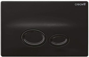 CREAVIT Кнопка для инсталляции DROP черная глянец GP2002.02 — фото 1, Кнопки смыва